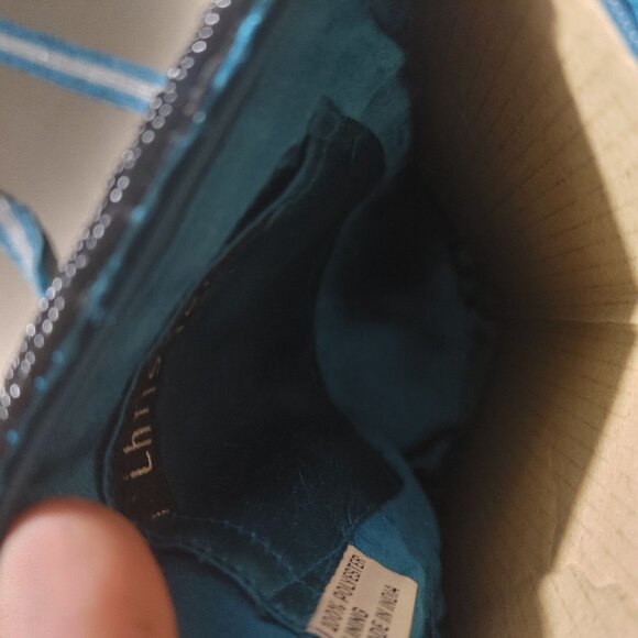 India Handcrafted Christiana Bead Crossbody Bag Black White Geometric Pattern Bl - Picture 6 of 14